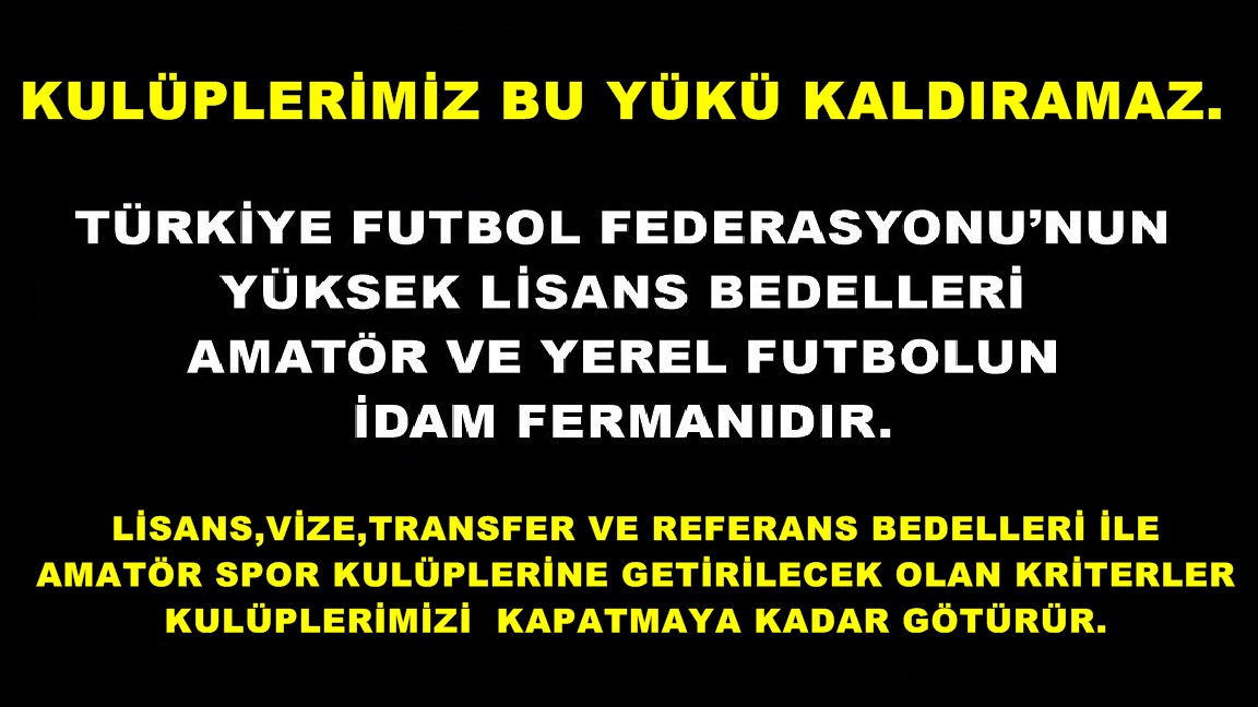 KULÜPLERİMİZ ZOR DURUMDA BIRAKILIYOR.