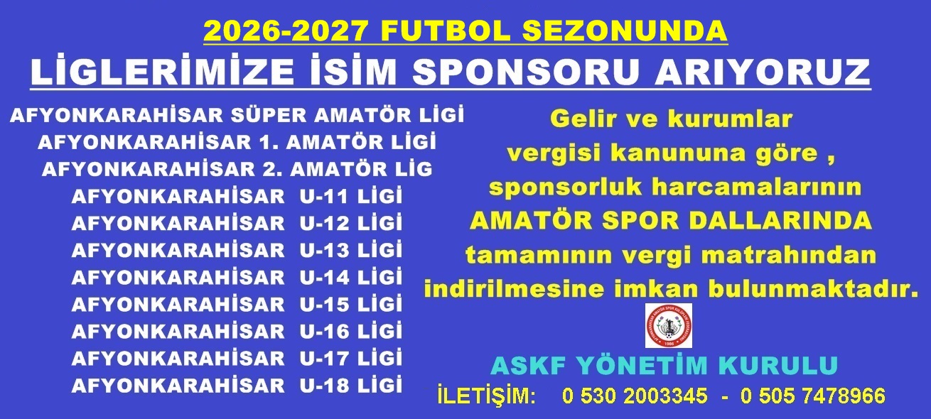TÜRK SPORU SPONSORUYLA BULUŞACAK.