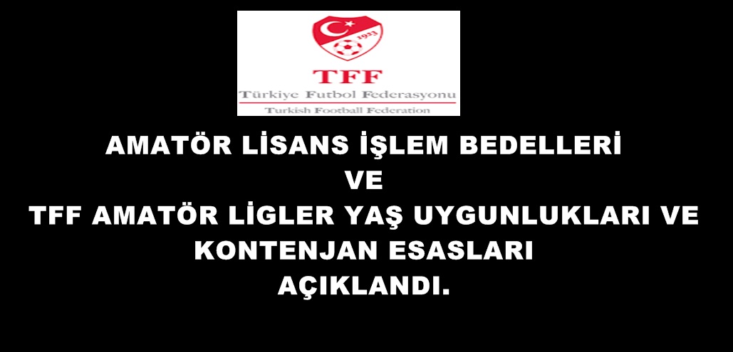 KULÜPLERİMİZE ÖNEMLİ DUYURU