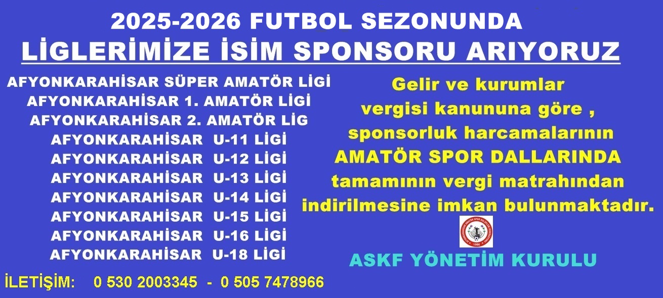 SPONSOR ARIYORUZ