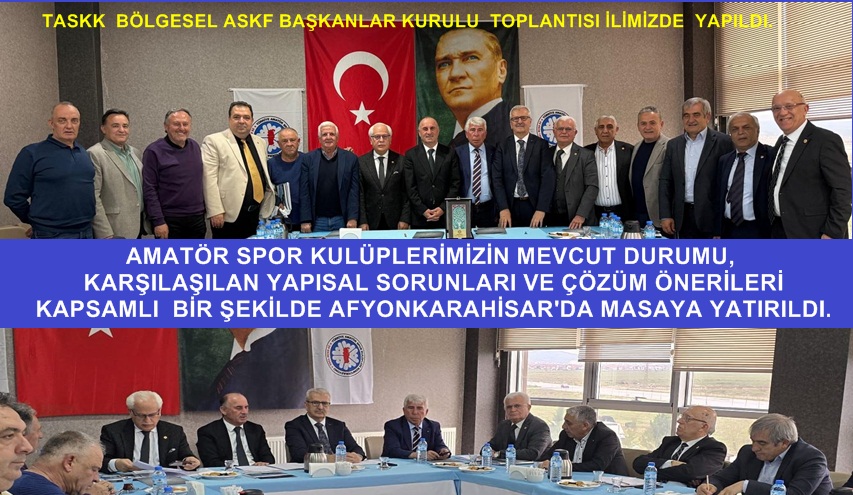 AFYONKARAHİSAR ASKF EV SAHİPLİĞİ YAPTI.