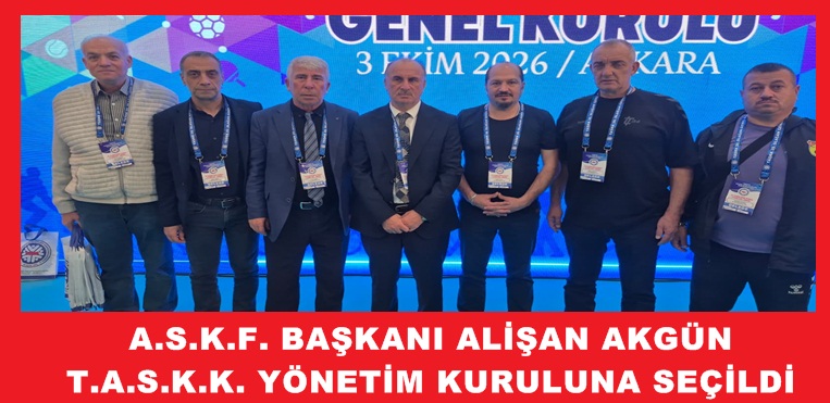 TASKK  AFYONKARAHİSAR ASKF YE GÖREV VERDİ.
